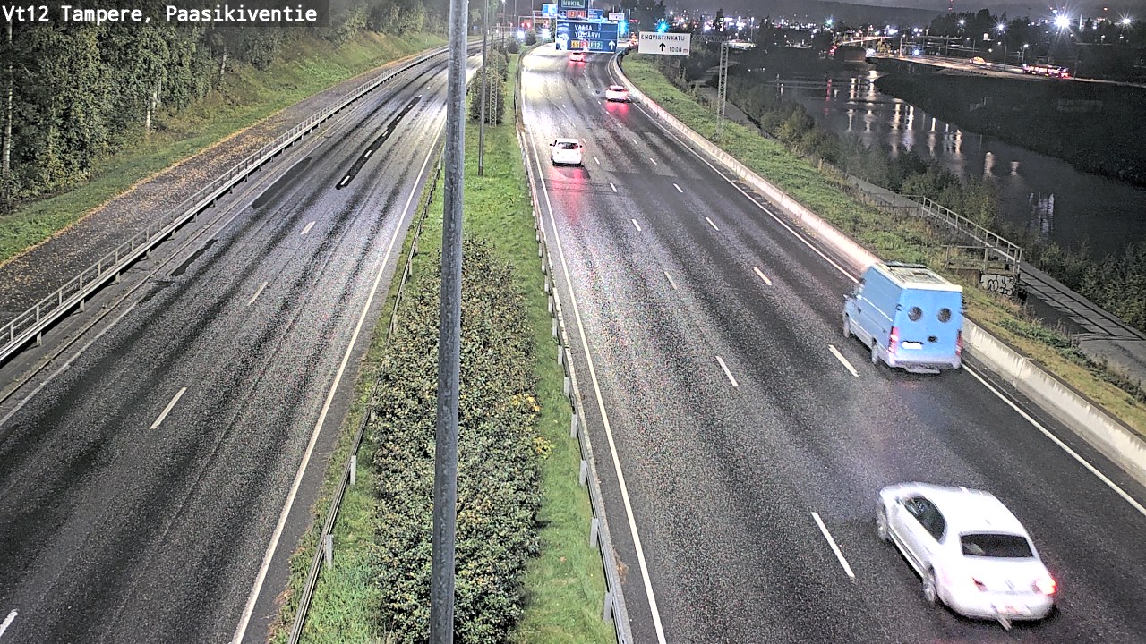 Weather Camera Image Väg 12 Tammerfors, Paasikiventie, Tampere, Pirkanmaa