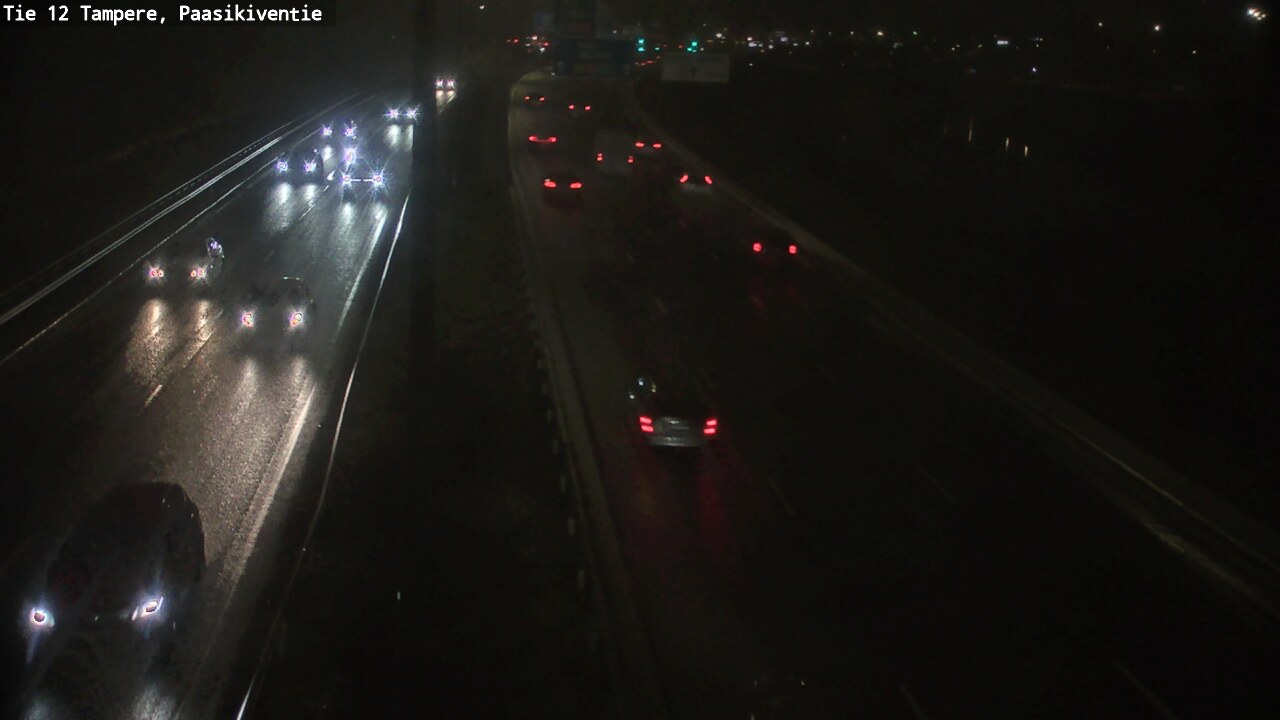 Weather Camera Image Väg 12 Tammerfors, Paasikiventie, Tampere, Pirkanmaa