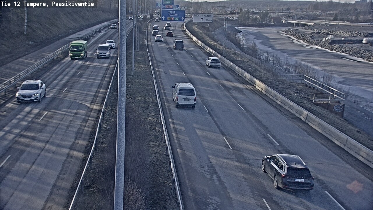 Weather Camera Image Road 12 Tampere, Paasikiventie, Tampere, Pirkanmaa