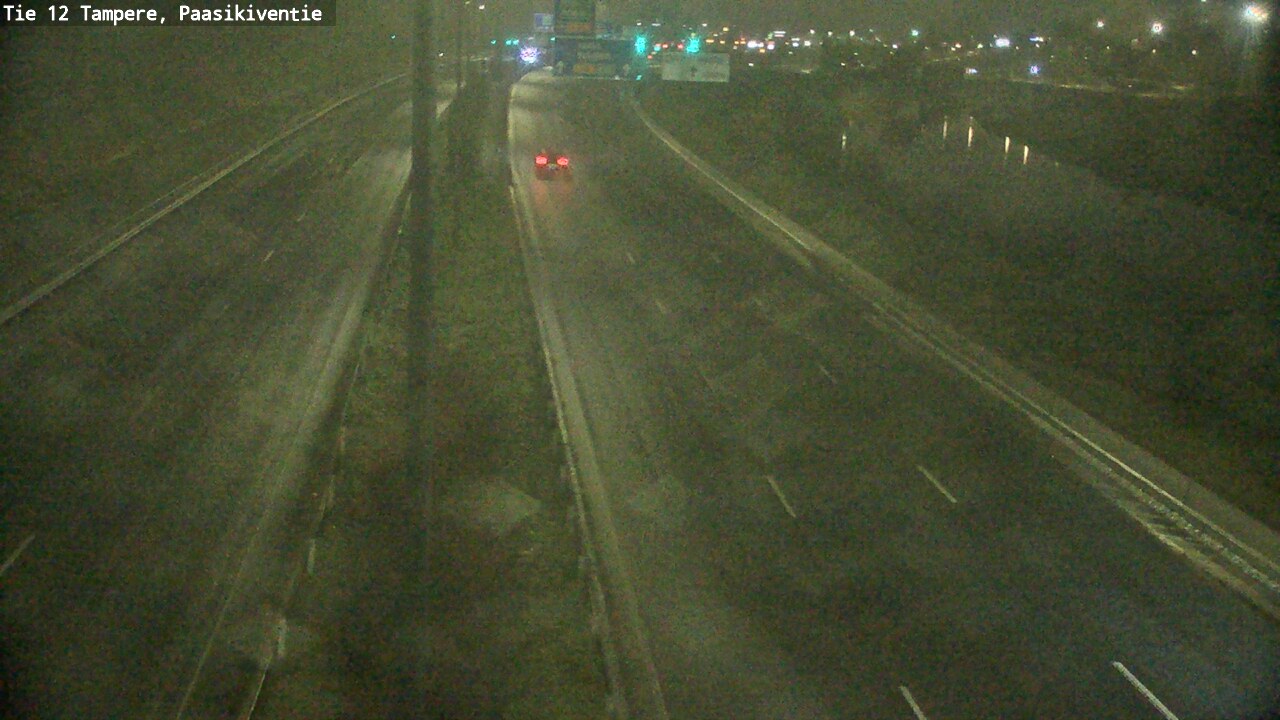 Weather Camera Image Väg 12 Tammerfors, Paasikiventie, Tampere, Pirkanmaa