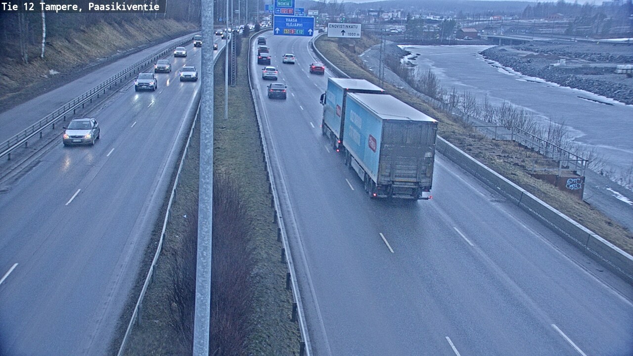 Kelikamerat Kuva Tie 12 Tampere, Paasikiventie, Tampere, Pirkanmaa