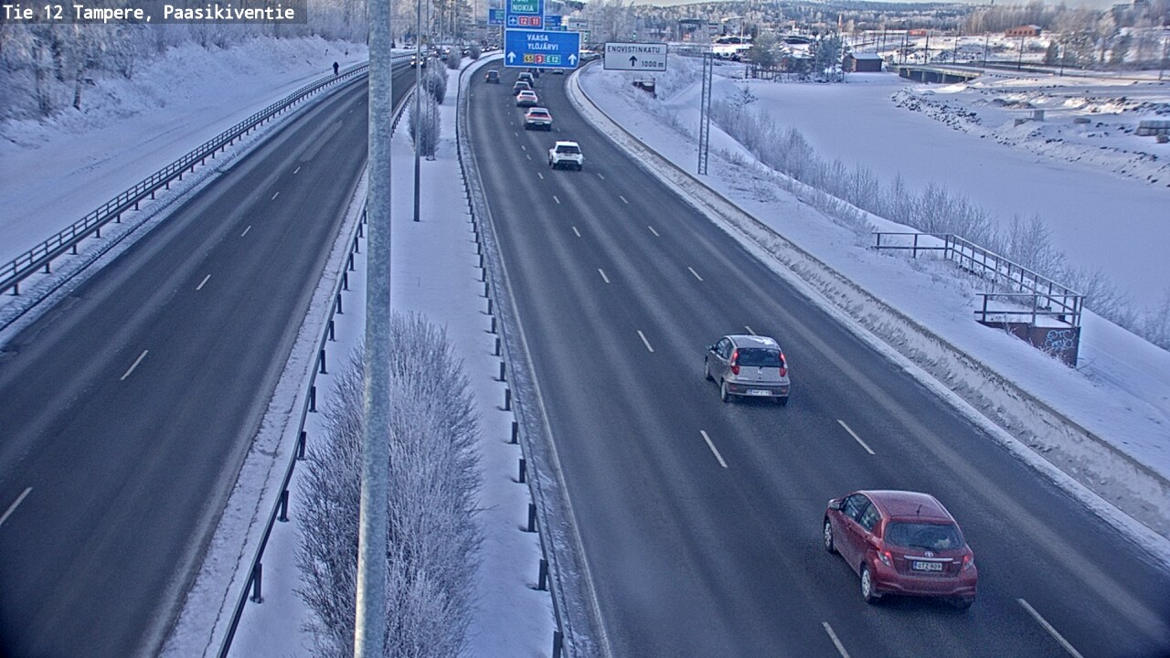 Kelikamerat Kuva Tie 12 Tampere, Paasikiventie, Tampere, Pirkanmaa