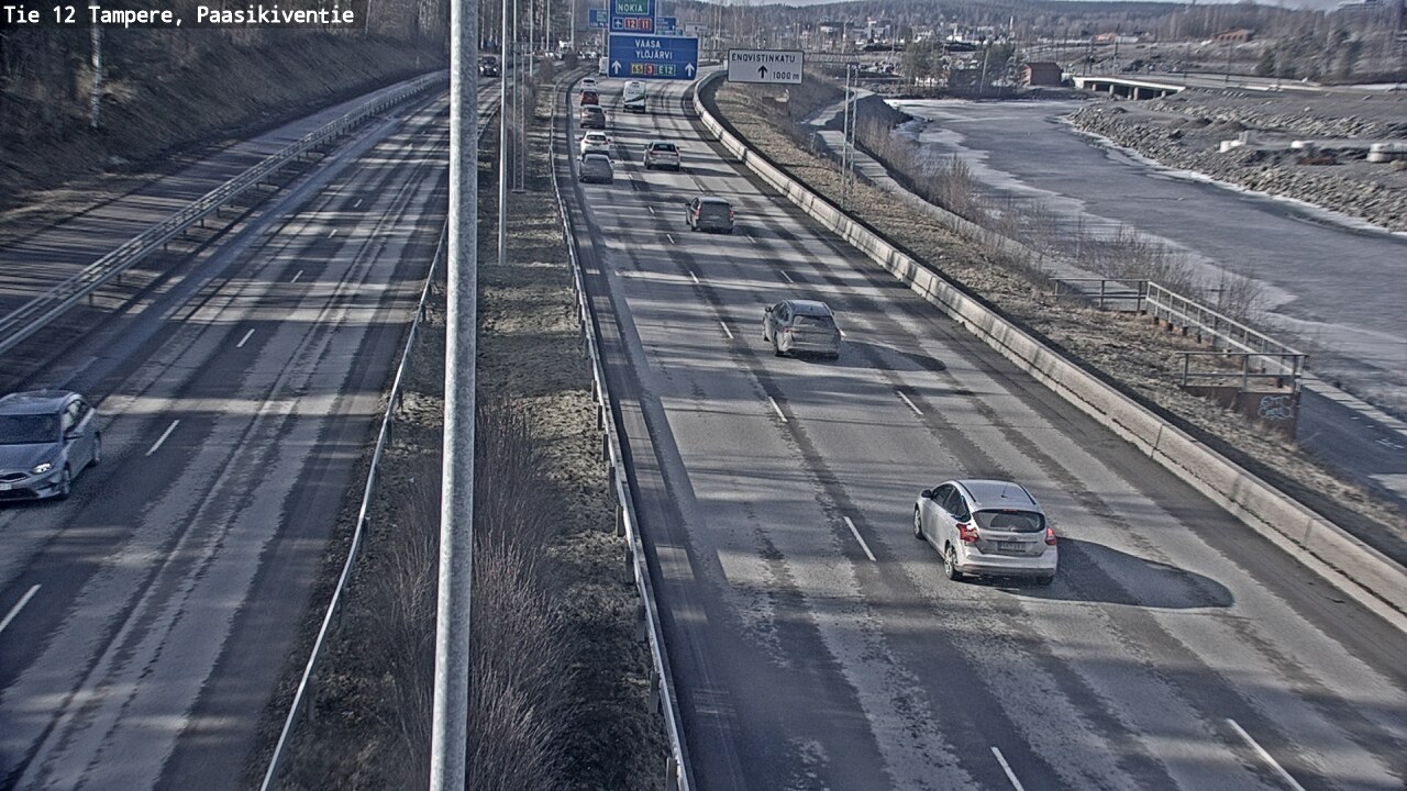 Kelikamerat Kuva Tie 12 Tampere, Paasikiventie, Tampere, Pirkanmaa