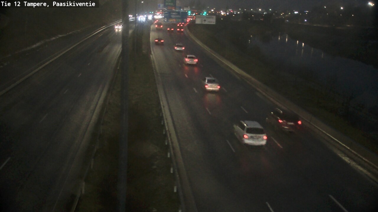 Weather Camera Image Väg 12 Tammerfors, Paasikiventie, Tampere, Pirkanmaa