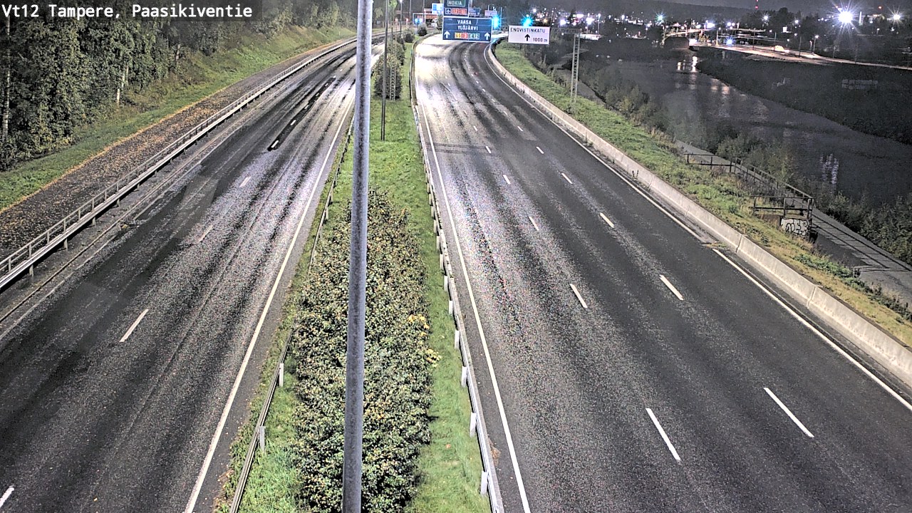 Weather Camera Image Väg 12 Tammerfors, Paasikiventie, Tampere, Pirkanmaa