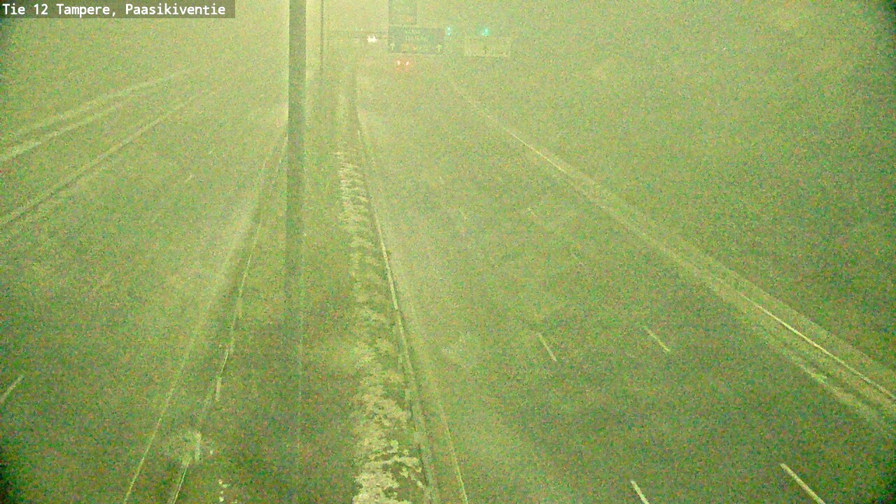 Weather Camera Image Väg 12 Tammerfors, Paasikiventie, Tampere, Pirkanmaa