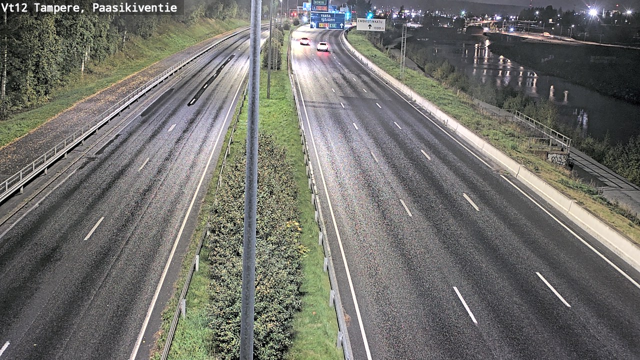 Weather Camera Image Väg 12 Tammerfors, Paasikiventie, Tampere, Pirkanmaa