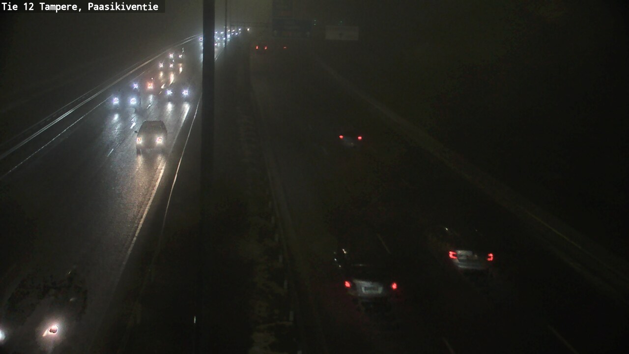Weather Camera Image Väg 12 Tammerfors, Paasikiventie, Tampere, Pirkanmaa