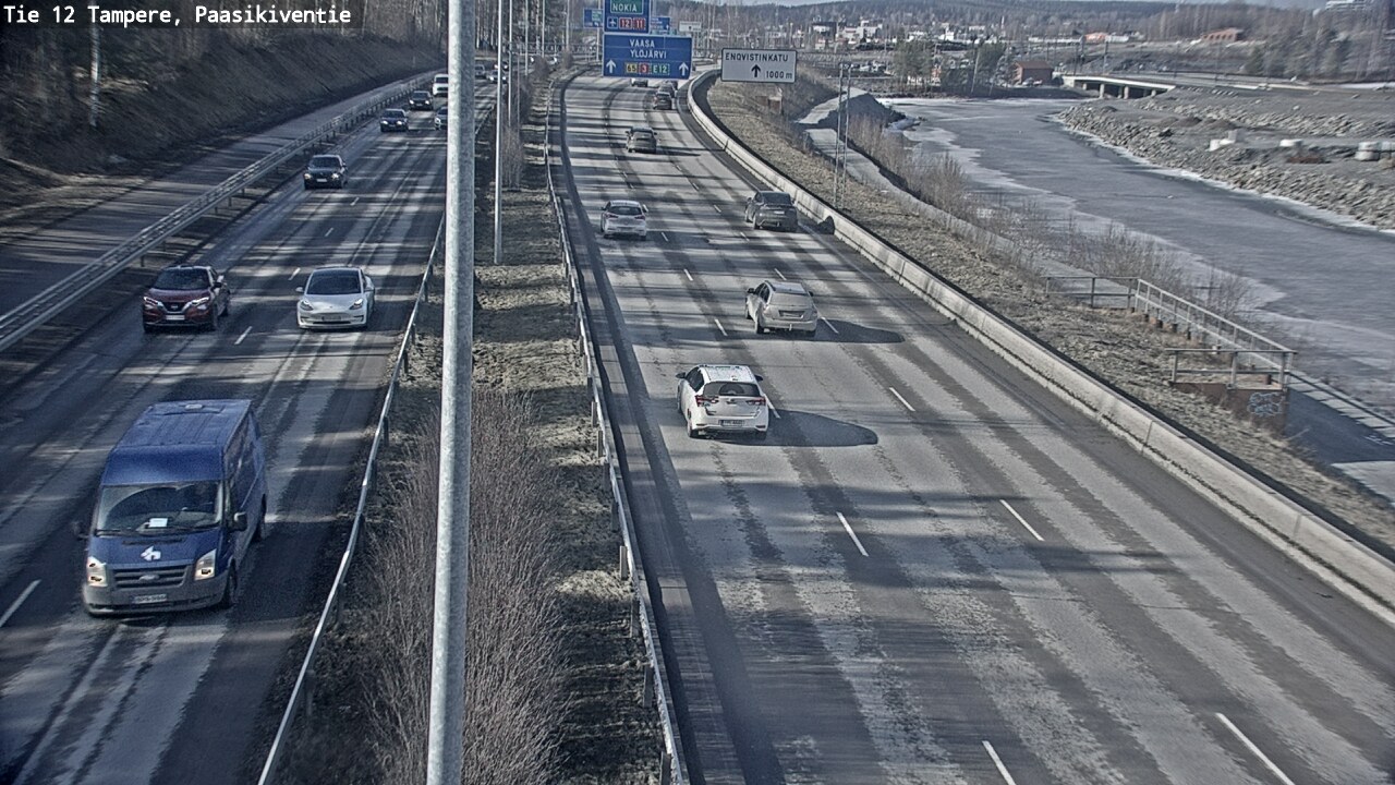 Kelikamerat Kuva Tie 12 Tampere, Paasikiventie, Tampere, Pirkanmaa