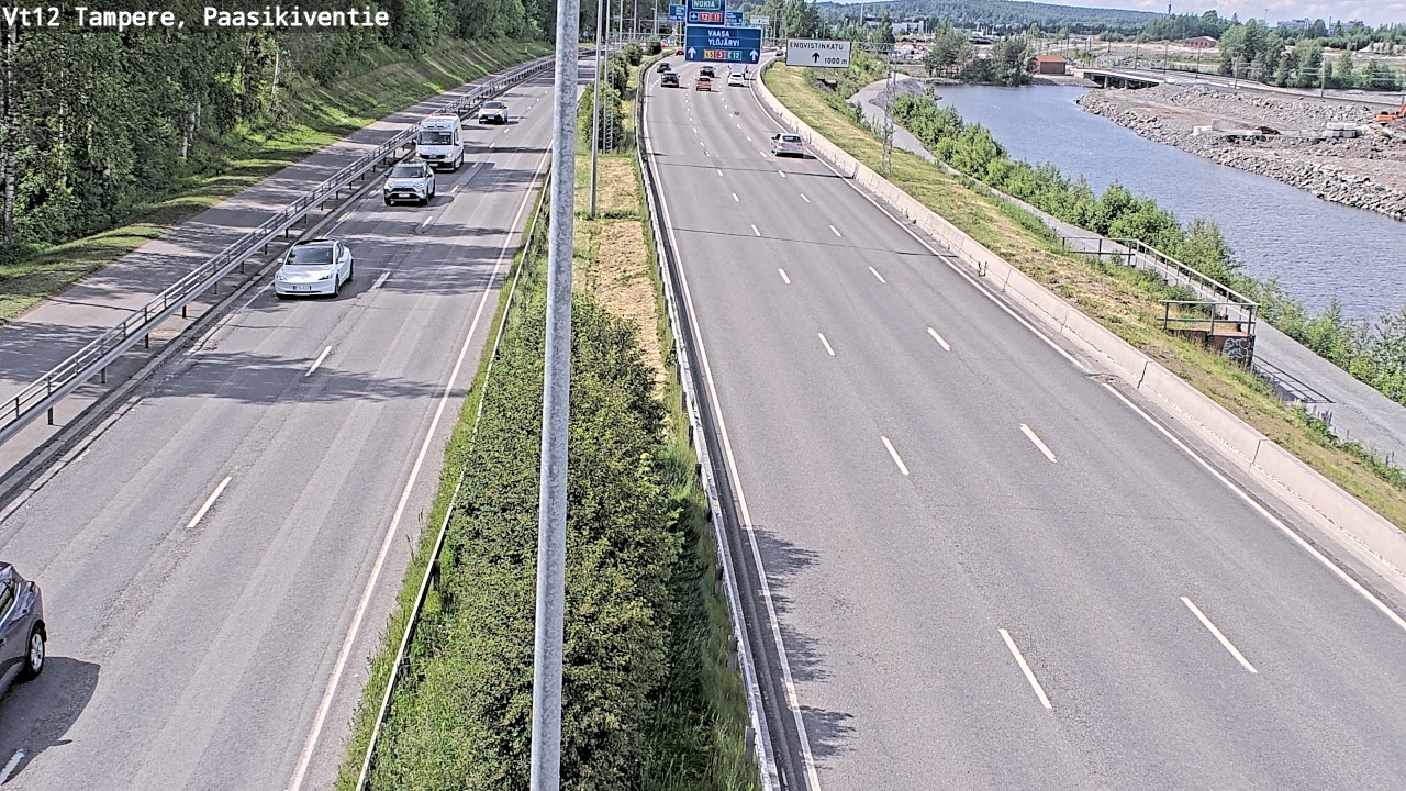 Kelikamerat Kuva Tie 12 Tampere, Paasikiventie, Tampere, Pirkanmaa