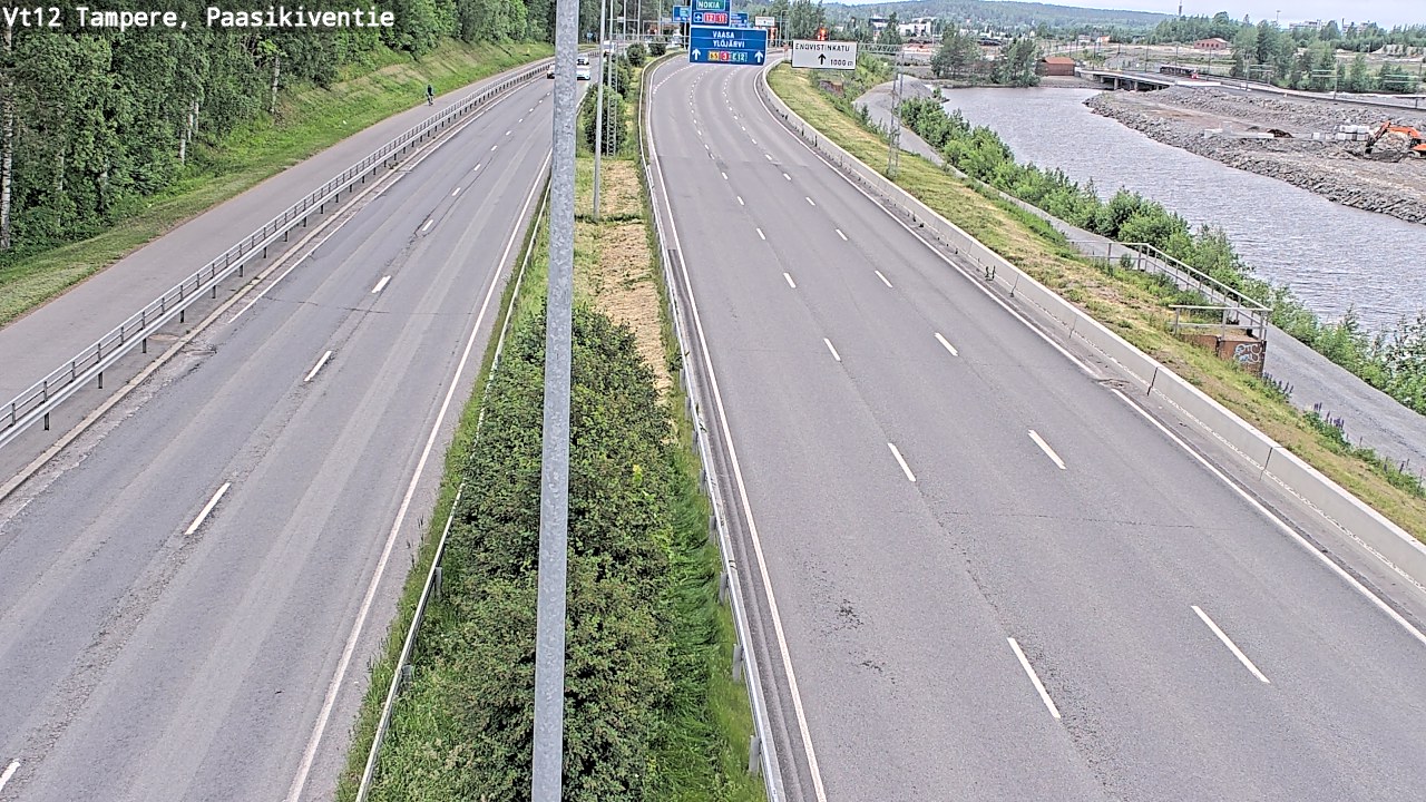 Kelikamerat Kuva Tie 12 Tampere, Paasikiventie, Tampere, Pirkanmaa