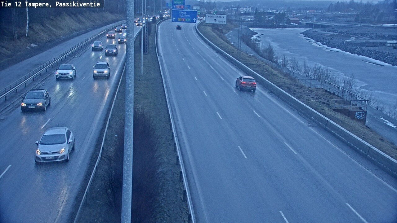 Kelikamerat Kuva Tie 12 Tampere, Paasikiventie, Tampere, Pirkanmaa