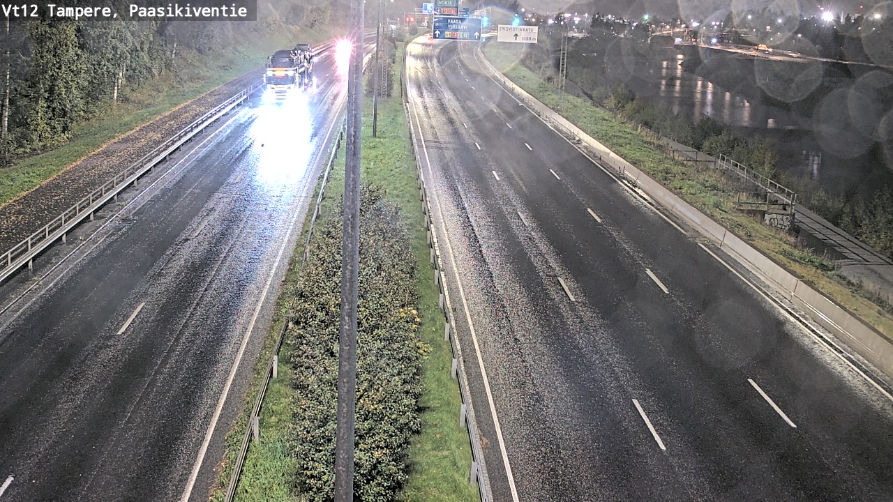 Weather Camera Image Väg 12 Tammerfors, Paasikiventie, Tampere, Pirkanmaa