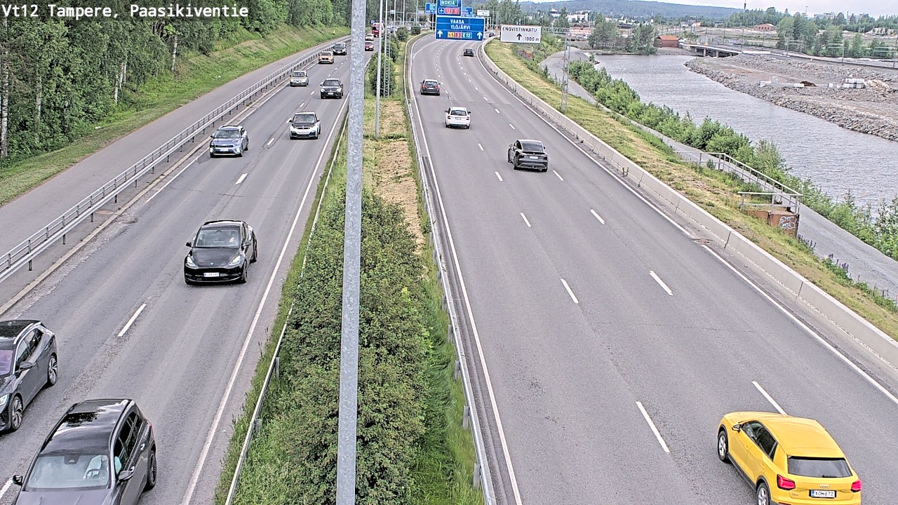 Kelikamerat Kuva Tie 12 Tampere, Paasikiventie, Tampere, Pirkanmaa