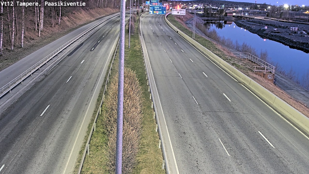 Weather Camera Image Road 12 Tampere, Paasikiventie, Tampere, Pirkanmaa