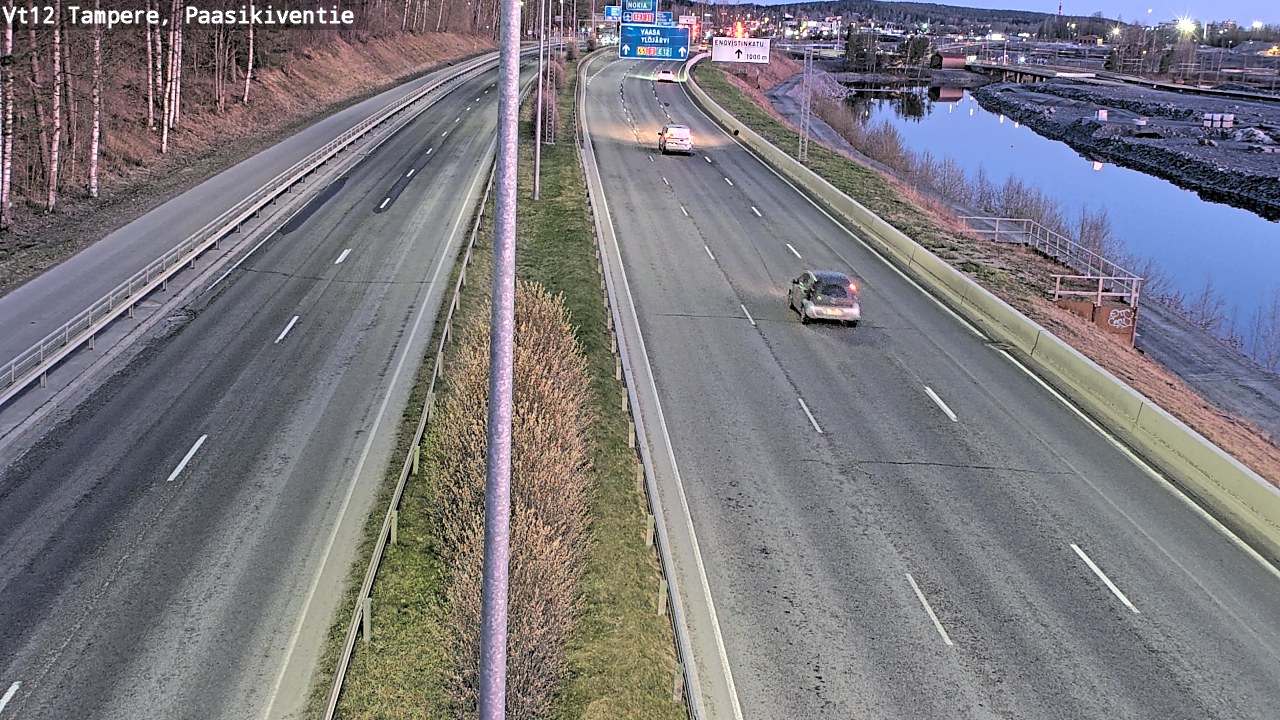 Weather Camera Image Road 12 Tampere, Paasikiventie, Tampere, Pirkanmaa