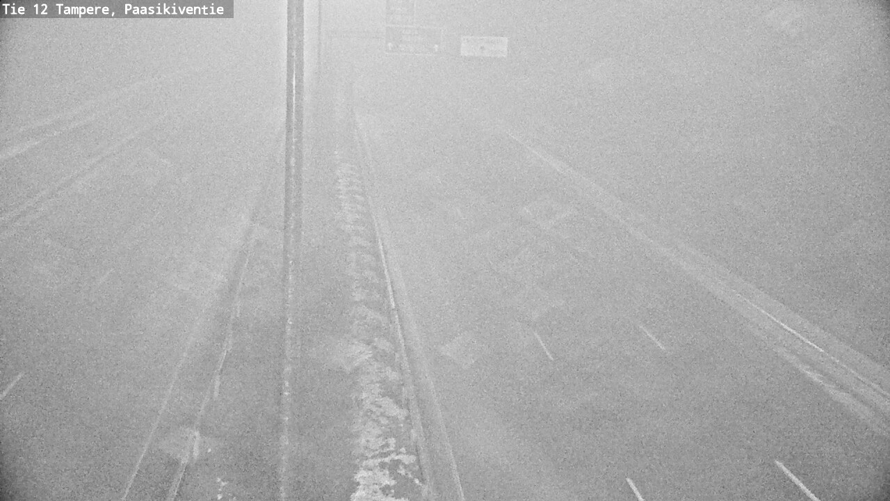 Weather Camera Image Väg 12 Tammerfors, Paasikiventie, Tampere, Pirkanmaa