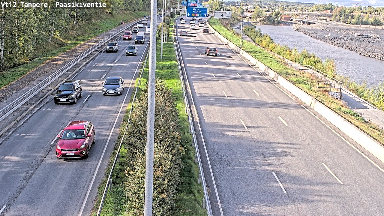 Kelikamerat Kuva Tie 12 Tampere, Paasikiventie, Tampere, Pirkanmaa