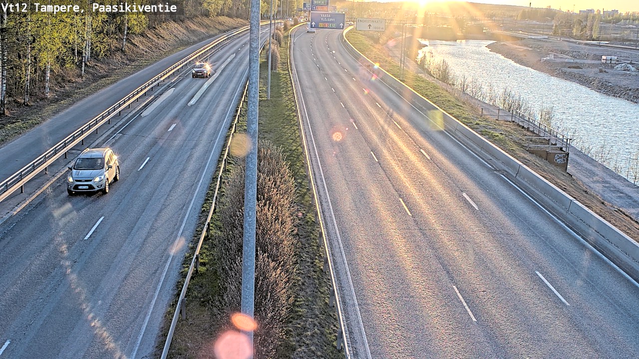 Weather Camera Image Road 12 Tampere, Paasikiventie, Tampere, Pirkanmaa