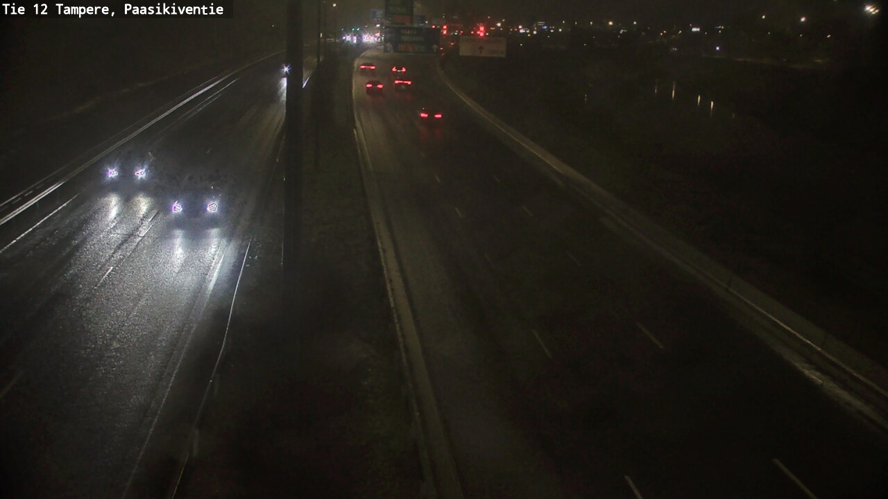 Weather Camera Image Väg 12 Tammerfors, Paasikiventie, Tampere, Pirkanmaa