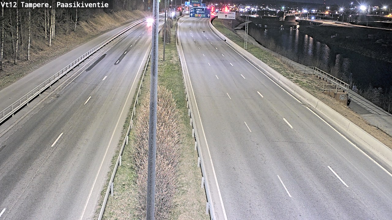 Weather Camera Image Road 12 Tampere, Paasikiventie, Tampere, Pirkanmaa