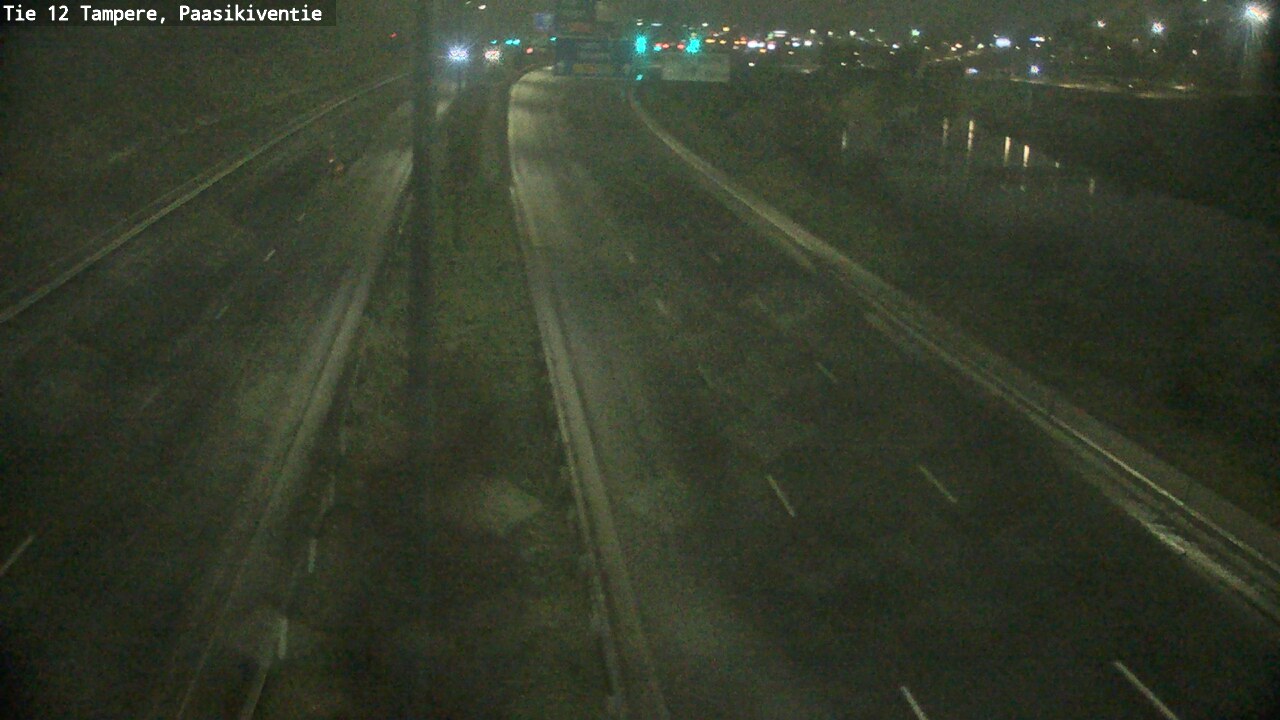 Weather Camera Image Väg 12 Tammerfors, Paasikiventie, Tampere, Pirkanmaa