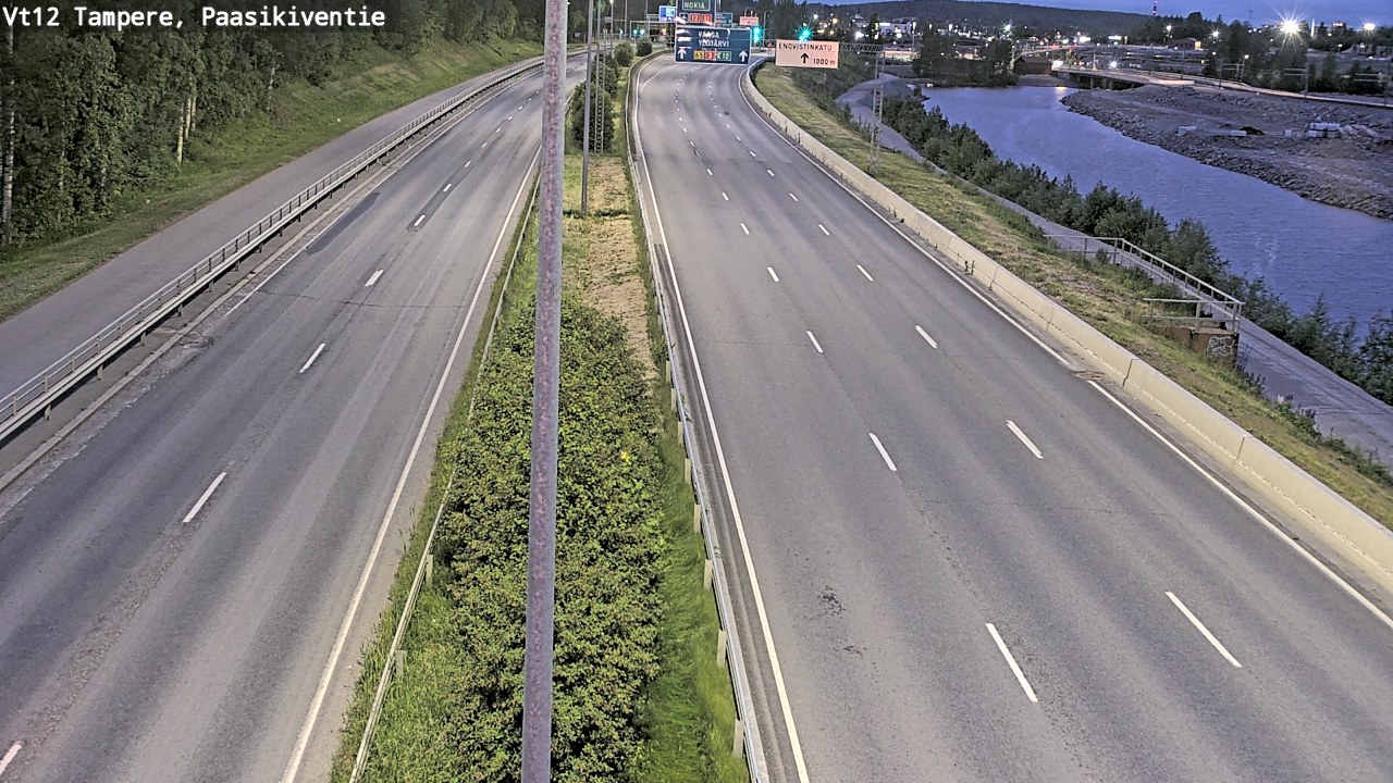 Kelikamerat Kuva Tie 12 Tampere, Paasikiventie, Tampere, Pirkanmaa