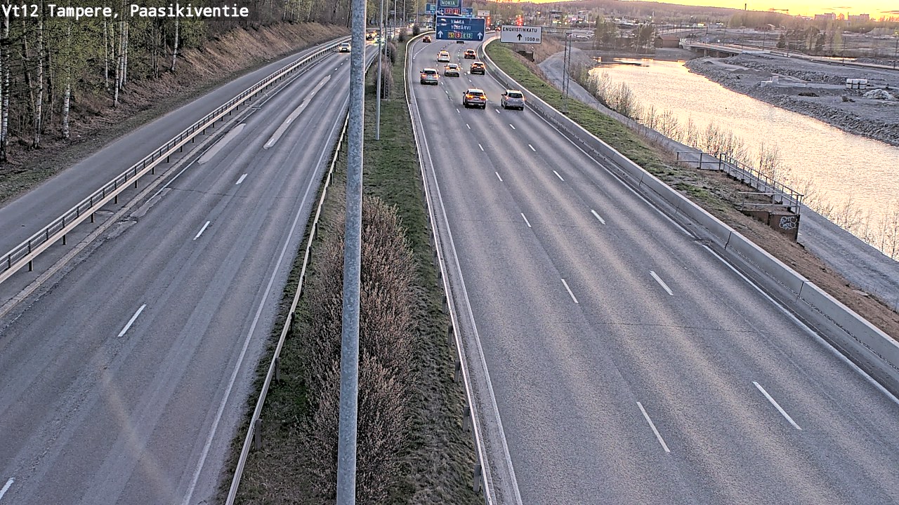 Weather Camera Image Road 12 Tampere, Paasikiventie, Tampere, Pirkanmaa