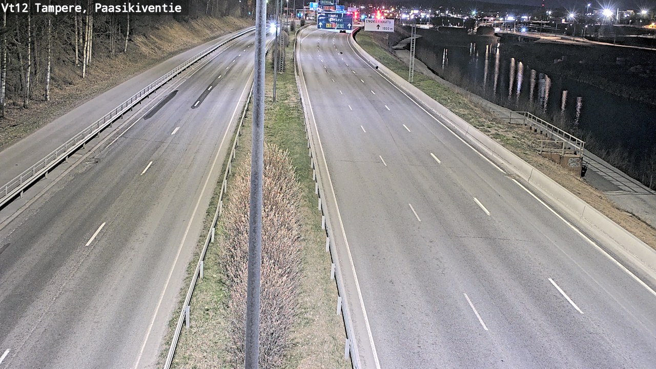 Weather Camera Image Road 12 Tampere, Paasikiventie, Tampere, Pirkanmaa