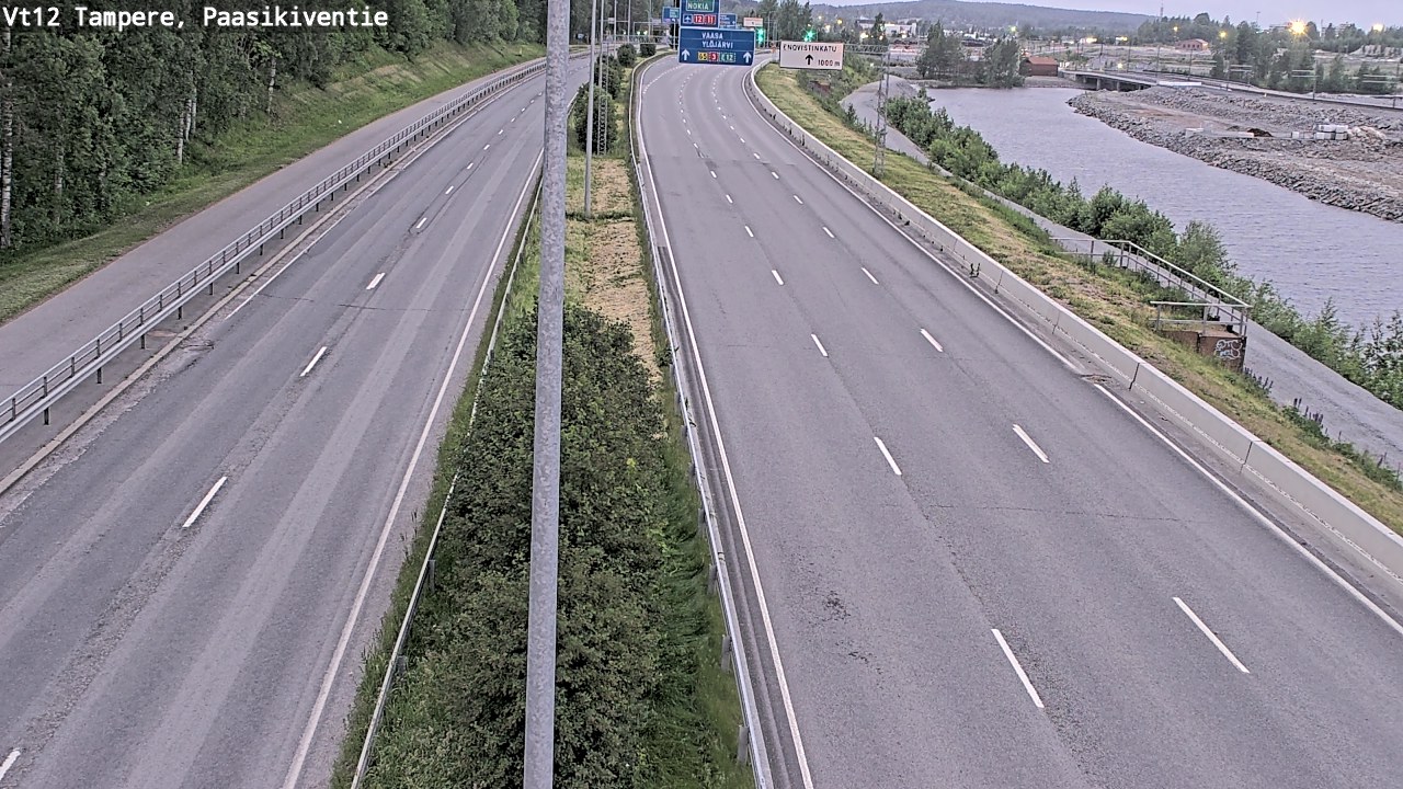 Kelikamerat Kuva Tie 12 Tampere, Paasikiventie, Tampere, Pirkanmaa