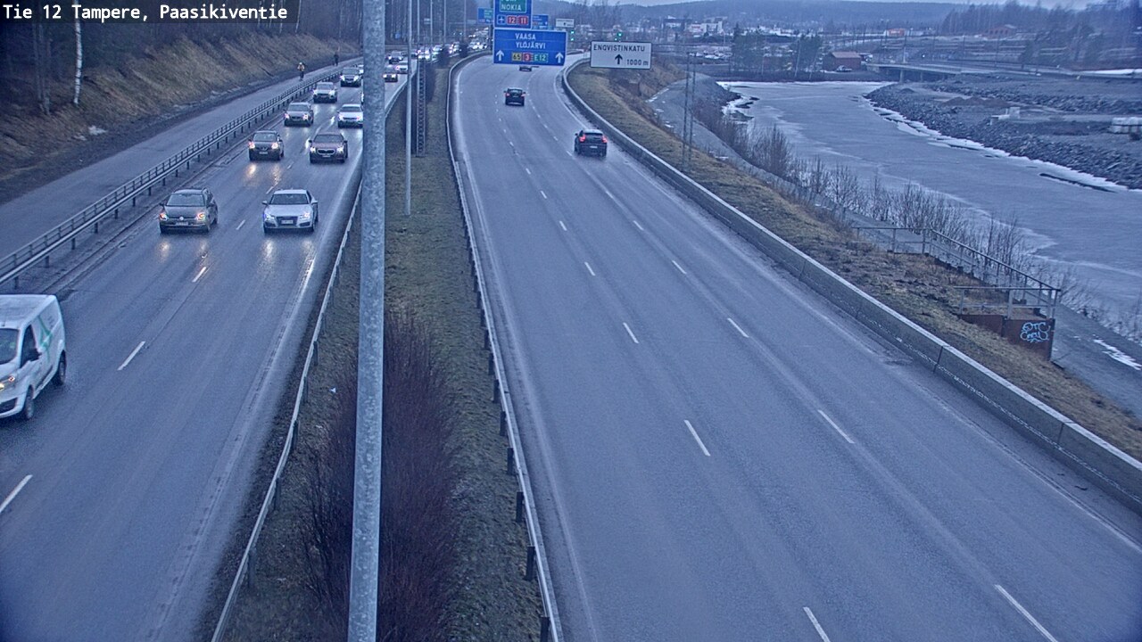 Kelikamerat Kuva Tie 12 Tampere, Paasikiventie, Tampere, Pirkanmaa