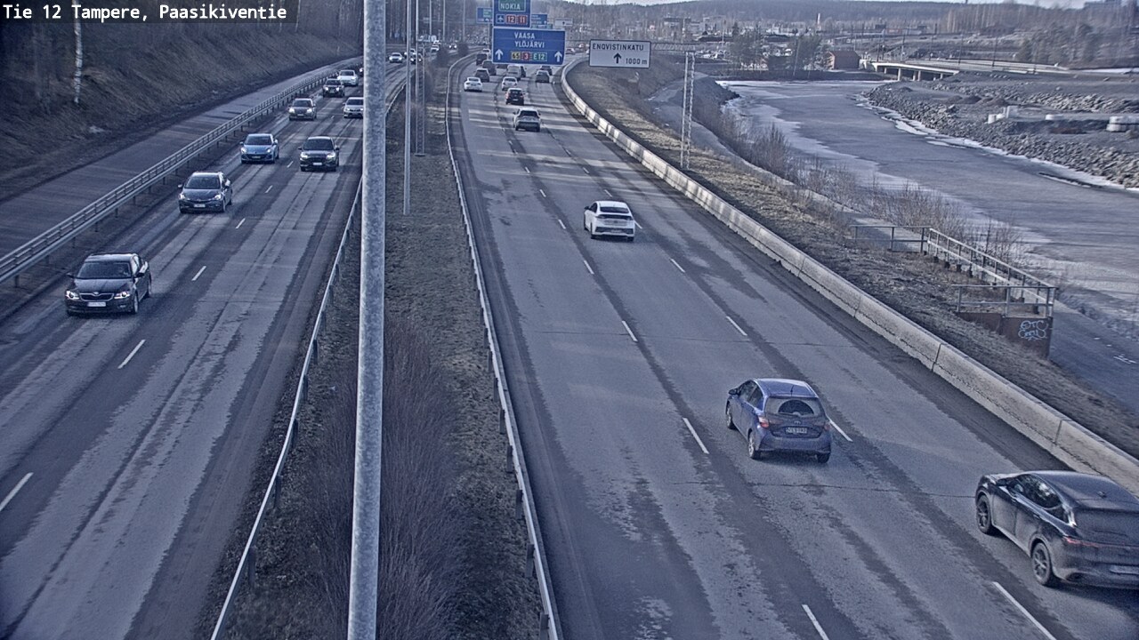 Kelikamerat Kuva Tie 12 Tampere, Paasikiventie, Tampere, Pirkanmaa