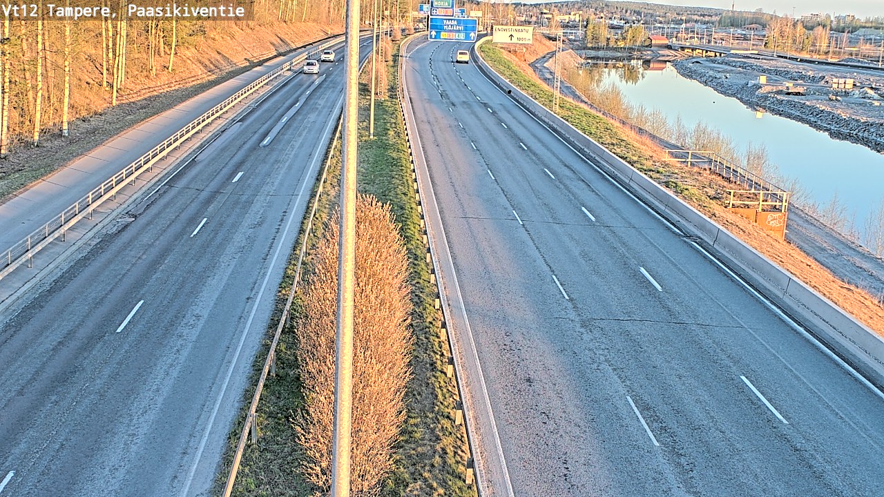 Weather Camera Image Road 12 Tampere, Paasikiventie, Tampere, Pirkanmaa