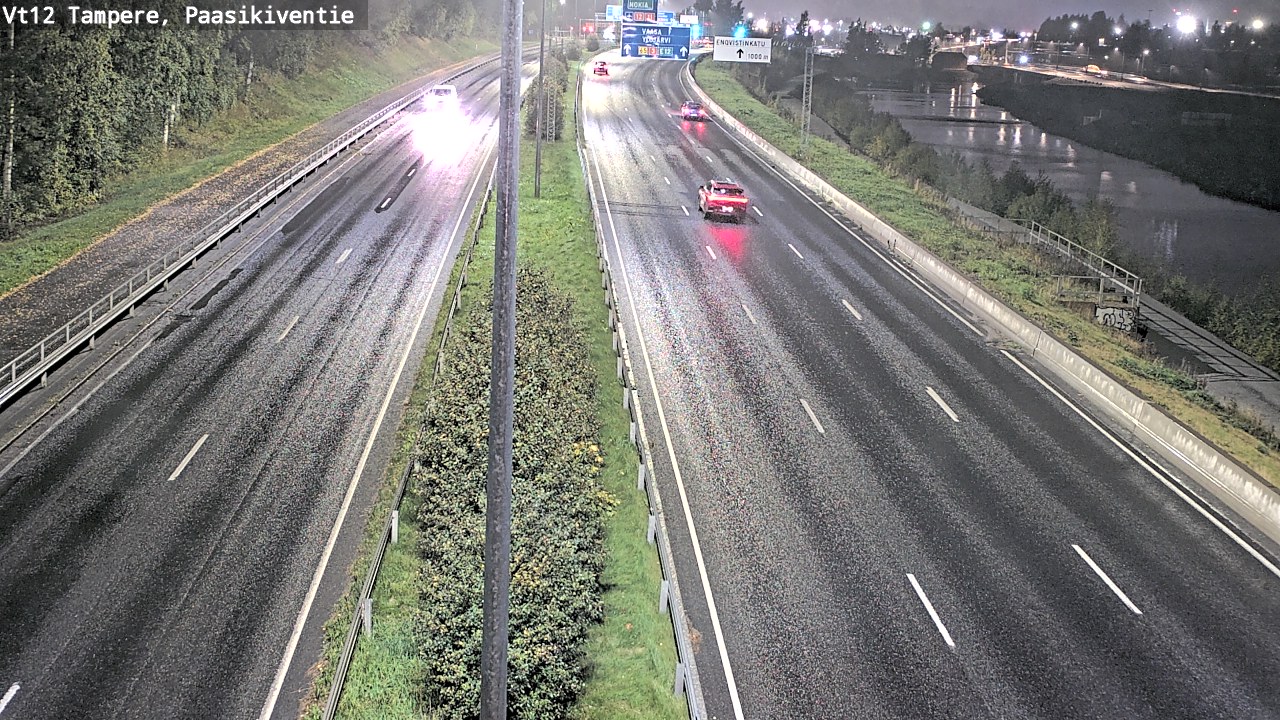 Weather Camera Image Väg 12 Tammerfors, Paasikiventie, Tampere, Pirkanmaa