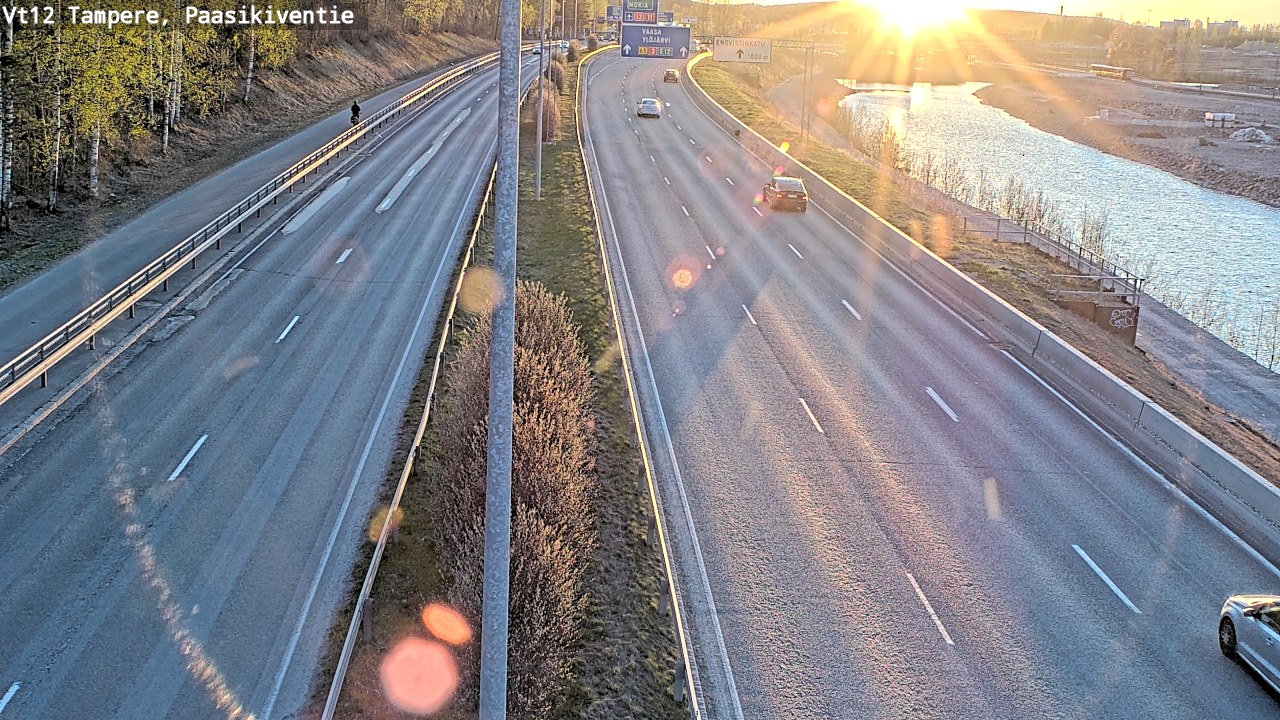 Weather Camera Image Road 12 Tampere, Paasikiventie, Tampere, Pirkanmaa
