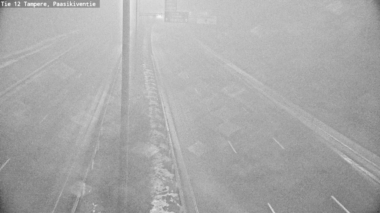 Weather Camera Image Väg 12 Tammerfors, Paasikiventie, Tampere, Pirkanmaa