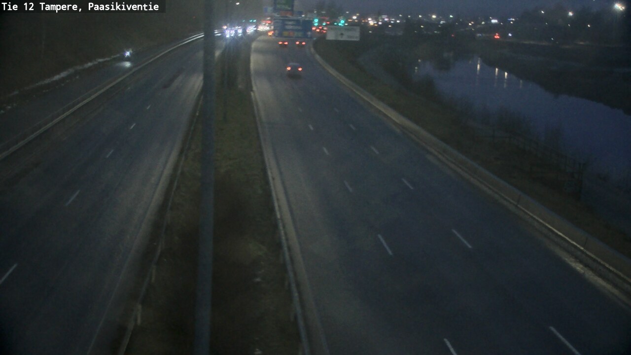 Weather Camera Image Väg 12 Tammerfors, Paasikiventie, Tampere, Pirkanmaa
