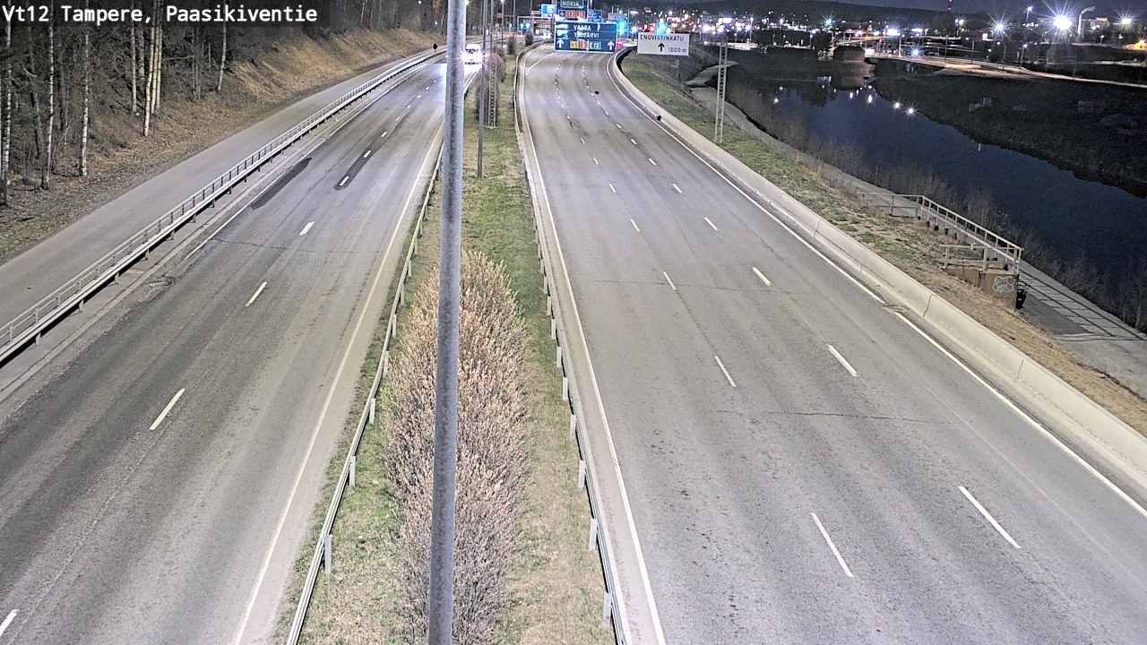 Weather Camera Image Road 12 Tampere, Paasikiventie, Tampere, Pirkanmaa
