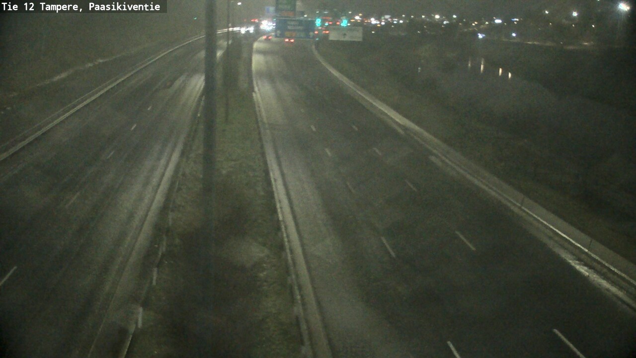 Weather Camera Image Väg 12 Tammerfors, Paasikiventie, Tampere, Pirkanmaa