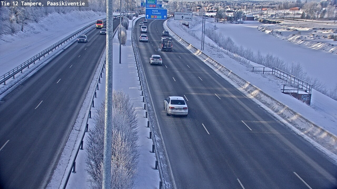 Kelikamerat Kuva Tie 12 Tampere, Paasikiventie, Tampere, Pirkanmaa