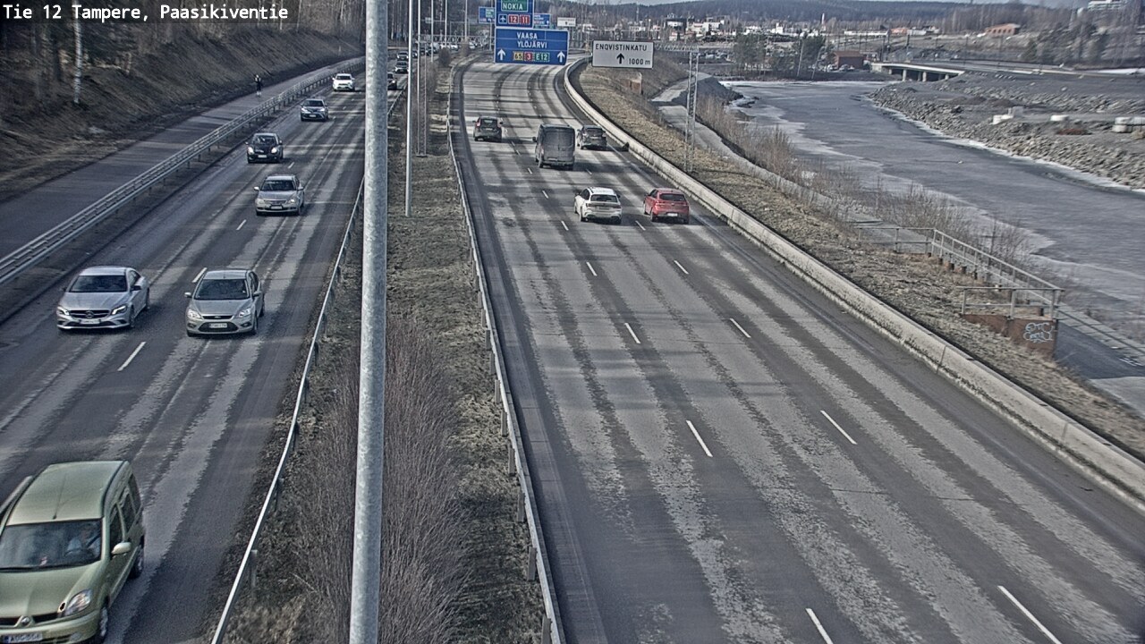 Kelikamerat Kuva Tie 12 Tampere, Paasikiventie, Tampere, Pirkanmaa