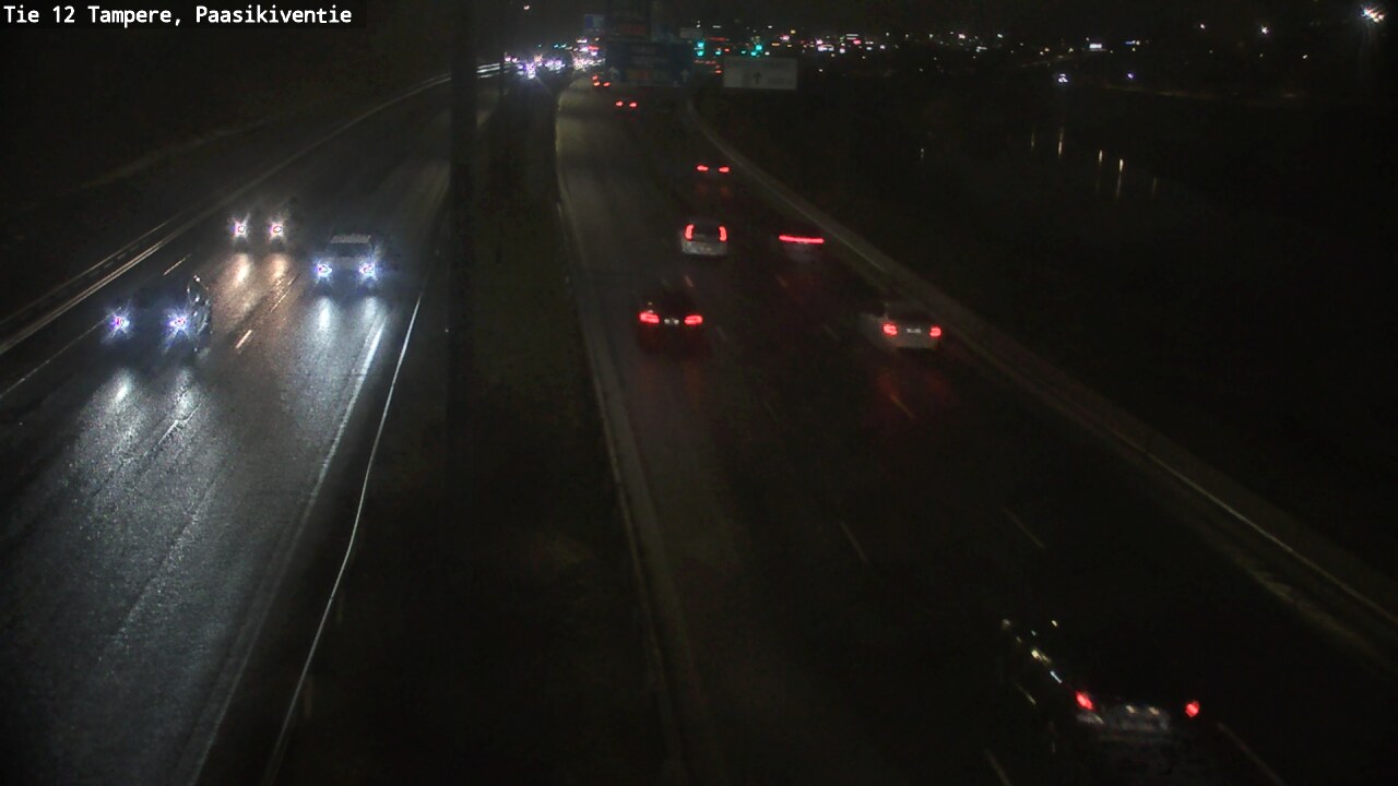 Weather Camera Image Väg 12 Tammerfors, Paasikiventie, Tampere, Pirkanmaa