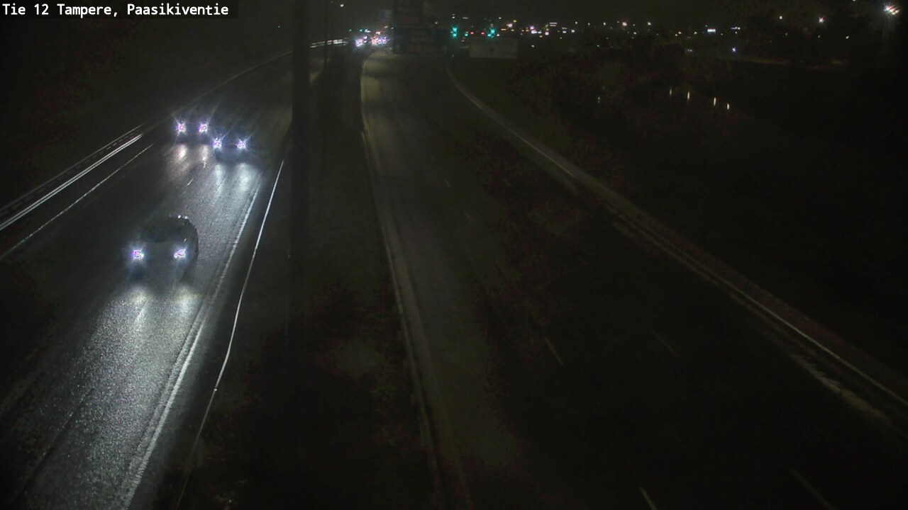 Weather Camera Image Väg 12 Tammerfors, Paasikiventie, Tampere, Pirkanmaa