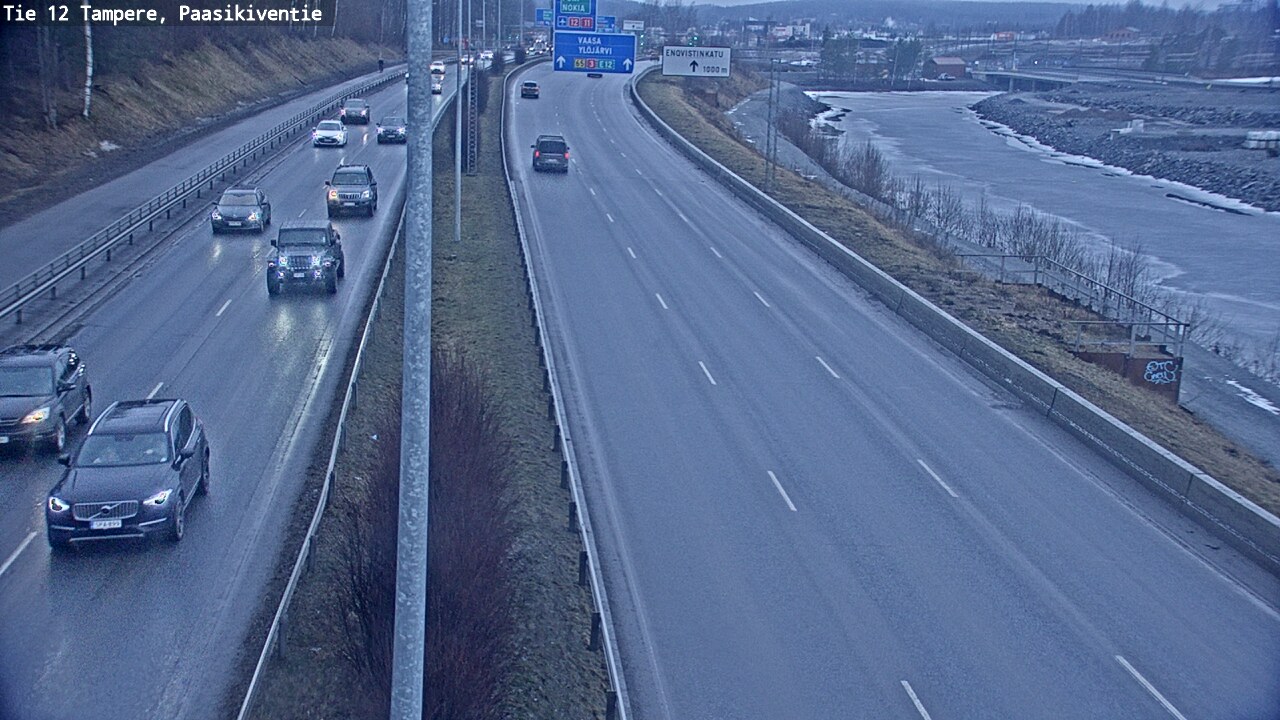 Kelikamerat Kuva Tie 12 Tampere, Paasikiventie, Tampere, Pirkanmaa