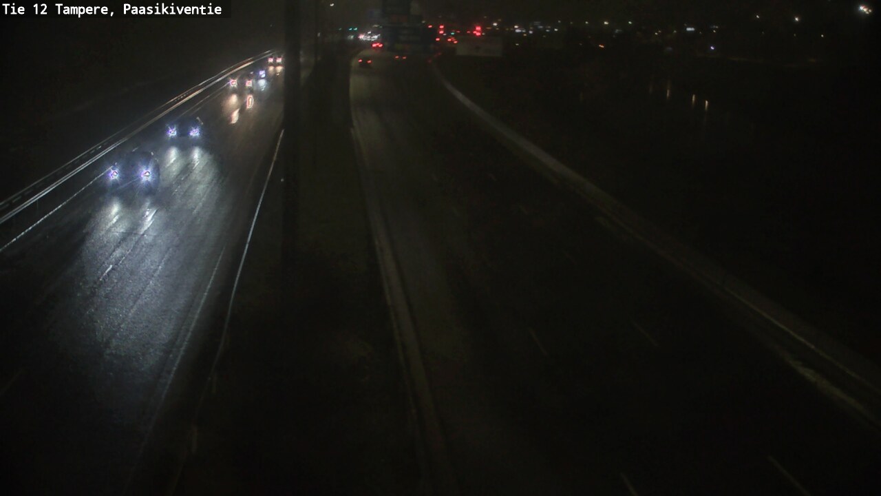 Weather Camera Image Väg 12 Tammerfors, Paasikiventie, Tampere, Pirkanmaa