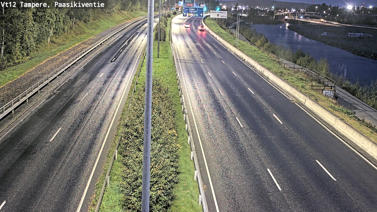 Weather Camera Image Väg 12 Tammerfors, Paasikiventie, Tampere, Pirkanmaa