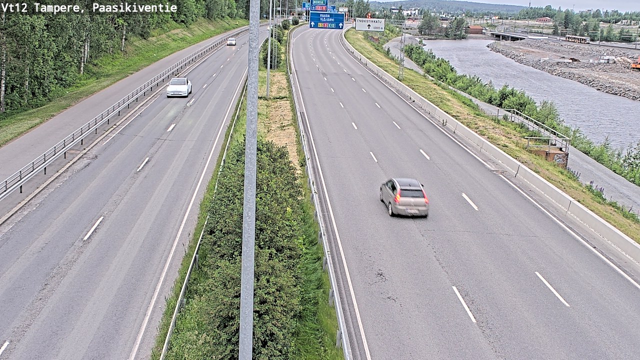 Kelikamerat Kuva Tie 12 Tampere, Paasikiventie, Tampere, Pirkanmaa