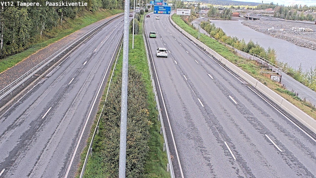 Kelikamerat Kuva Tie 12 Tampere, Paasikiventie, Tampere, Pirkanmaa