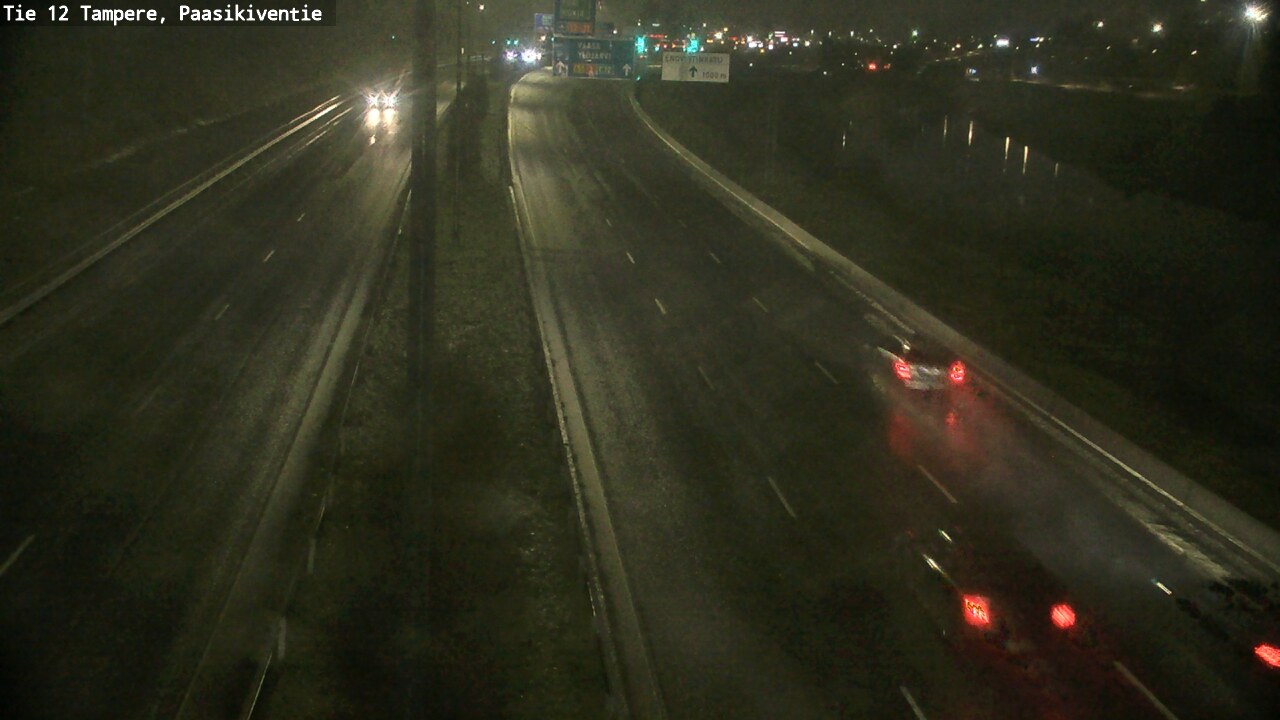 Weather Camera Image Väg 12 Tammerfors, Paasikiventie, Tampere, Pirkanmaa