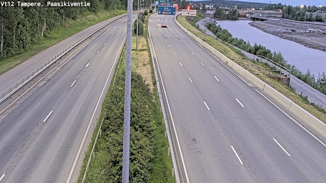 Kelikamerat Kuva Tie 12 Tampere, Paasikiventie, Tampere, Pirkanmaa